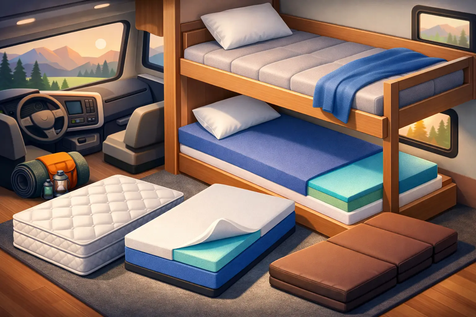 Best RV Bunk Mattress: What to Buy and Why