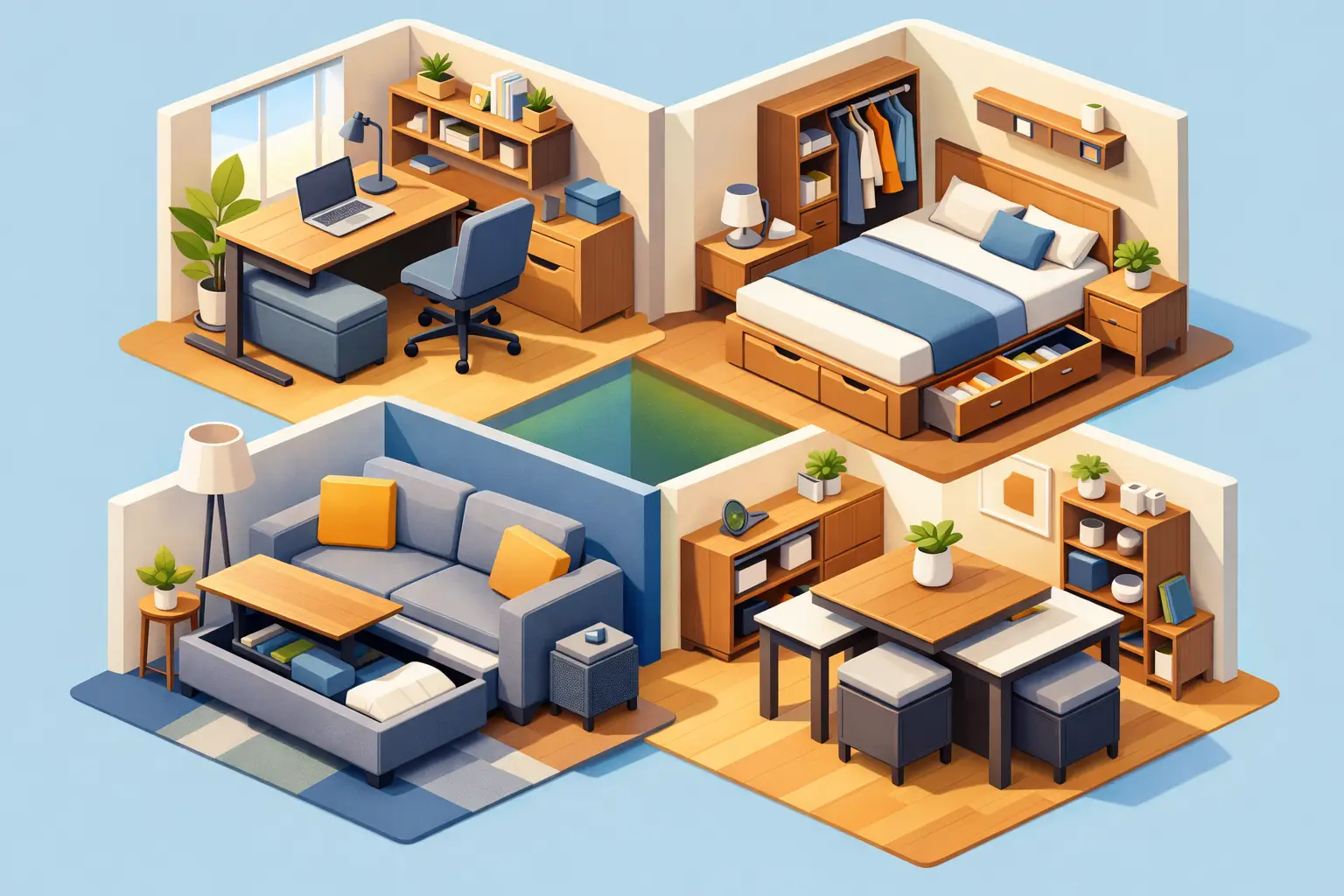 Furniture That Works Harder in Every Room