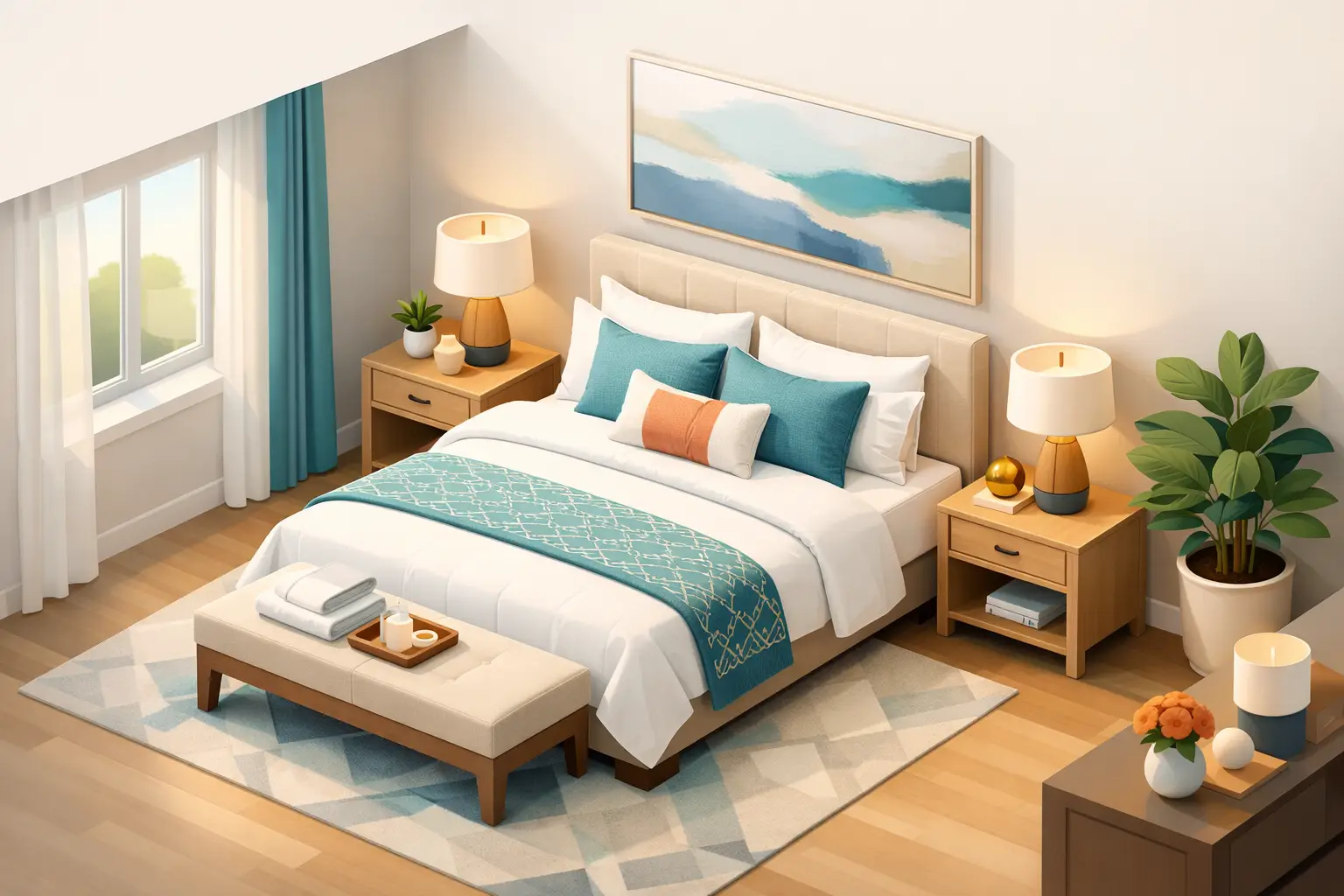 Guest Room Bedding Makeover Example That Works