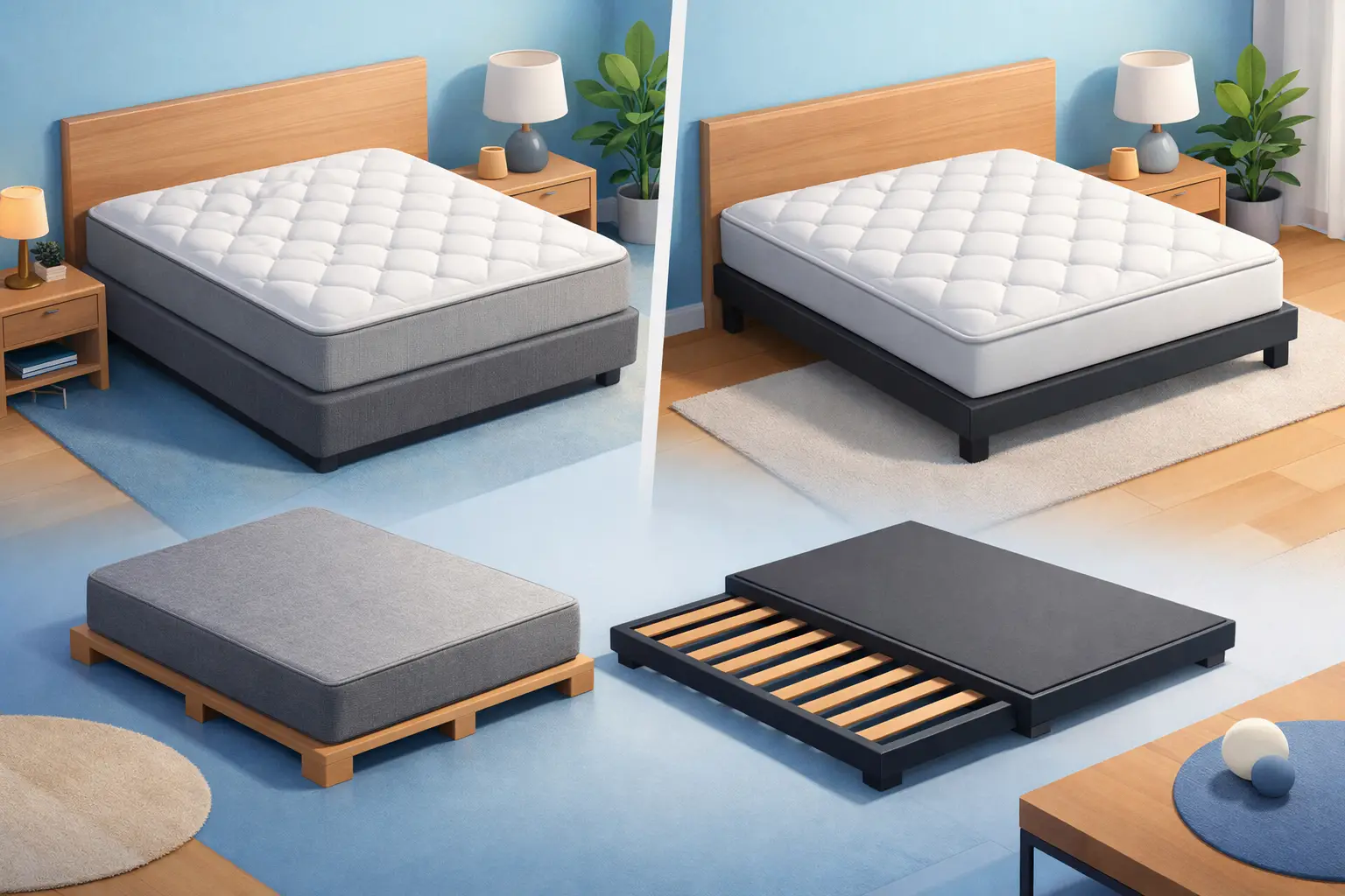 What Is a Low Profile Foundation for a Bed?