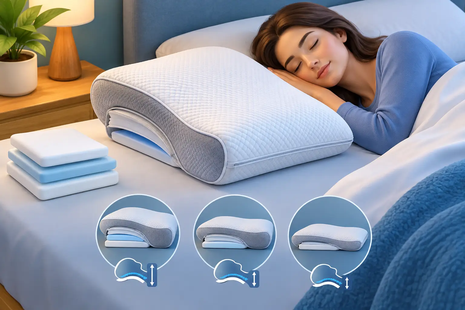 Adjustable Pillow Review for Better Sleep