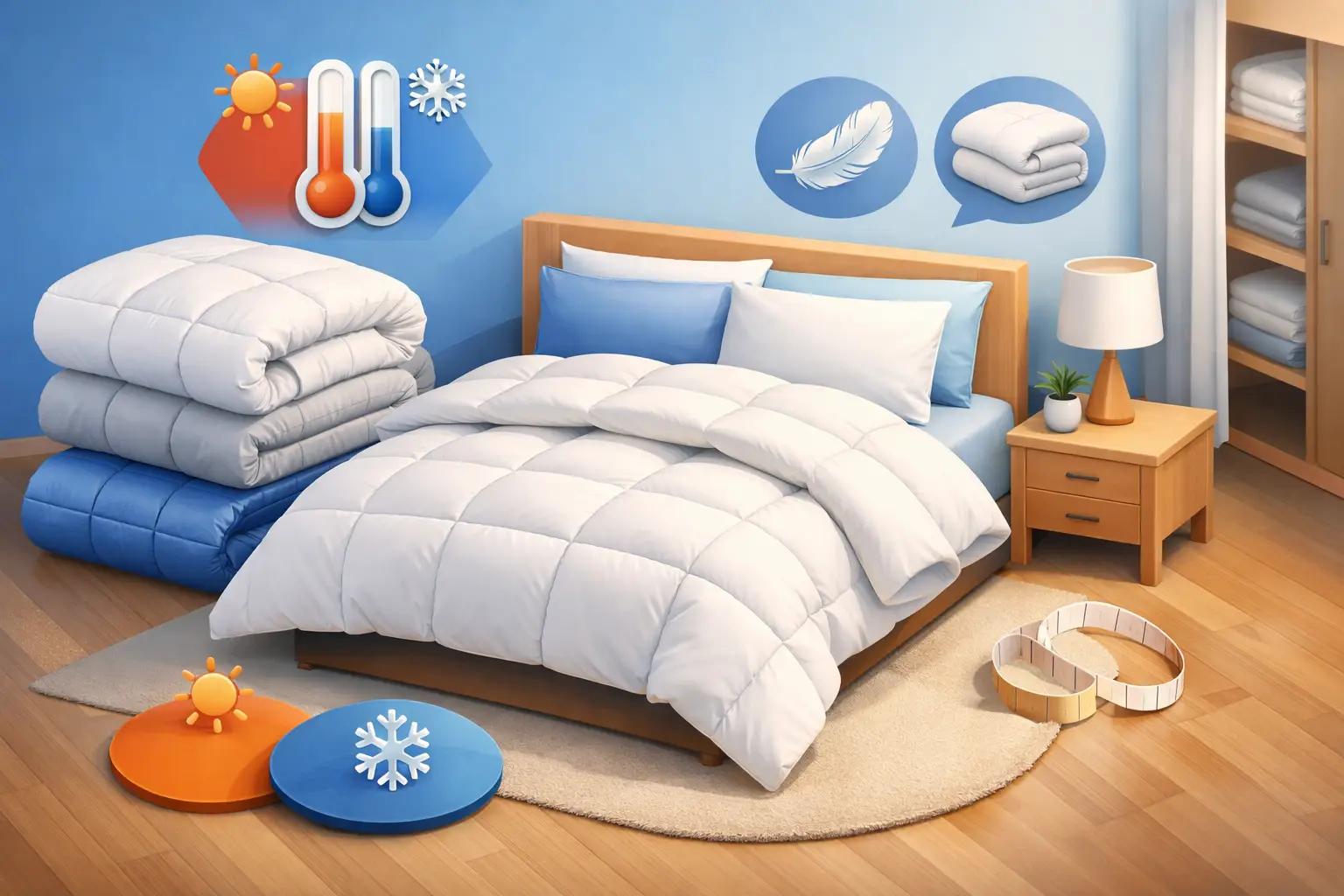 Comforters: Choose the Right Warmth and Fit