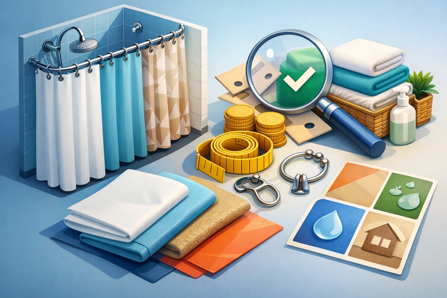 Shower Curtain Buying Guide: Fit, Fabric, Value