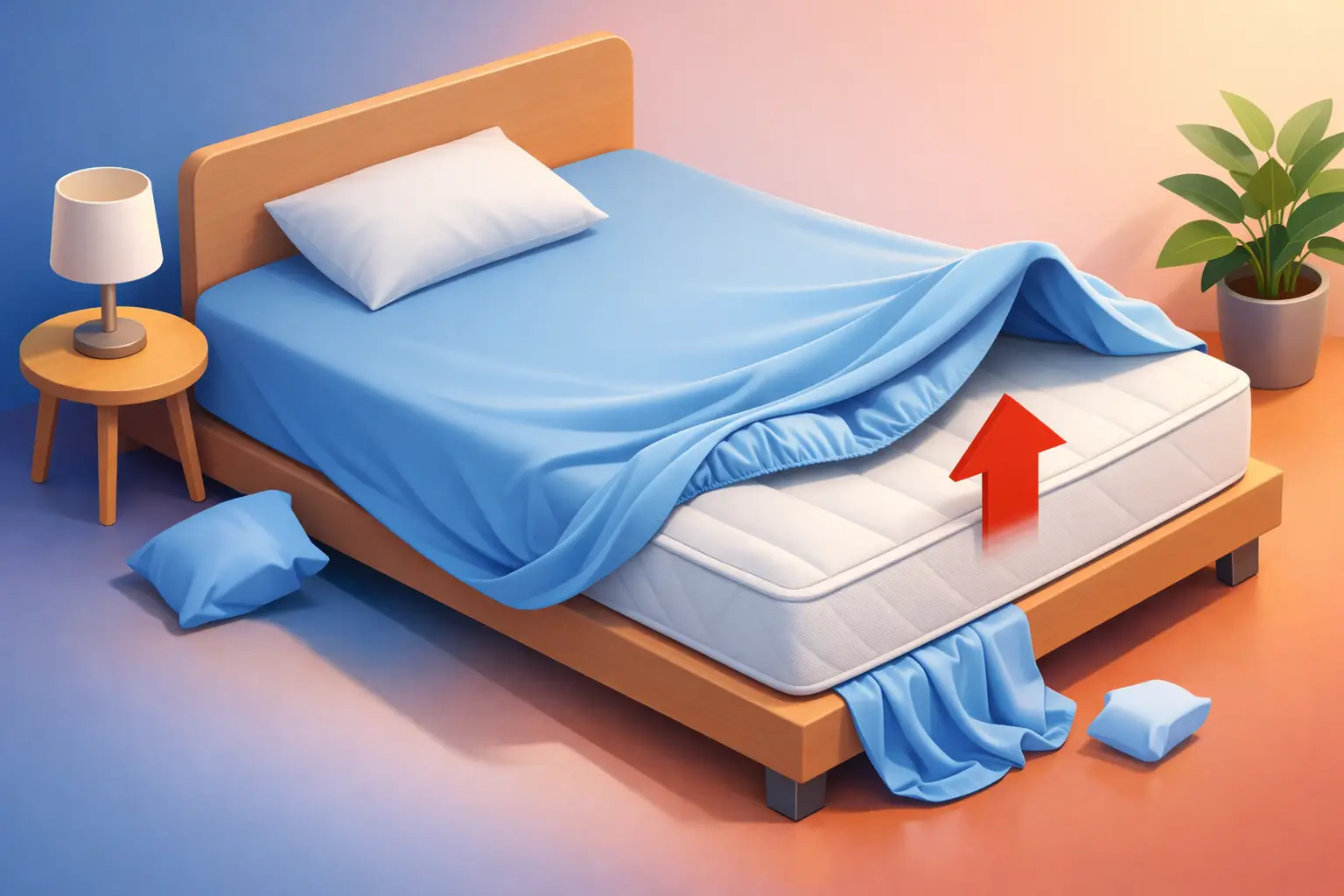 Why Do Fitted Sheets Slip Off the Mattress?