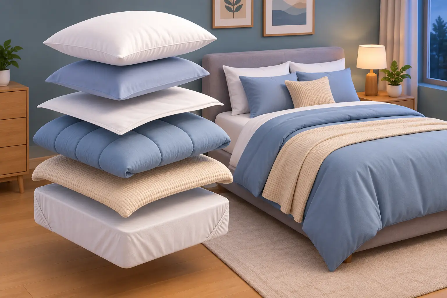 How to Layer Bedding Correctly for Better Sleep